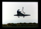 Landing of Space Shuttle Columbia STS-40