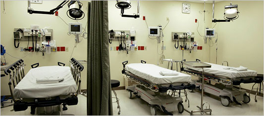 hospital beds