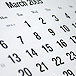 Graphic of calendar