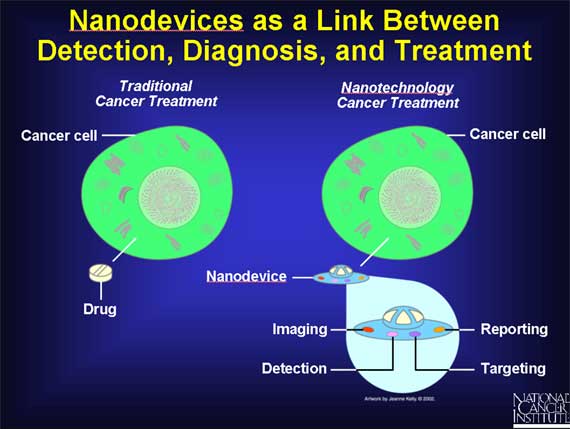 Nanodevices as a Link Between Detection, Diagnosis, and Treatment