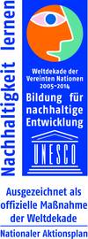 Logo UN-Dekade für nachhaltige Bildung