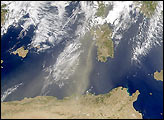 Dust in the Mediterranean