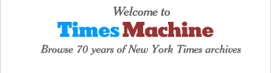 Welcome to Timesmachine