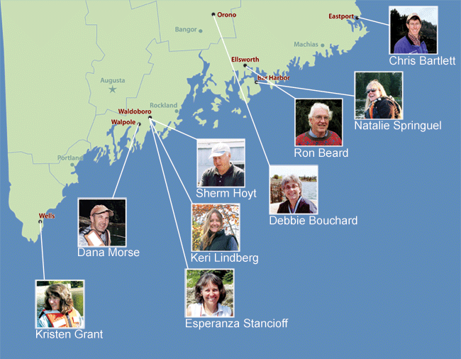 Maine Sea Grant Extension Team Coastal Locations