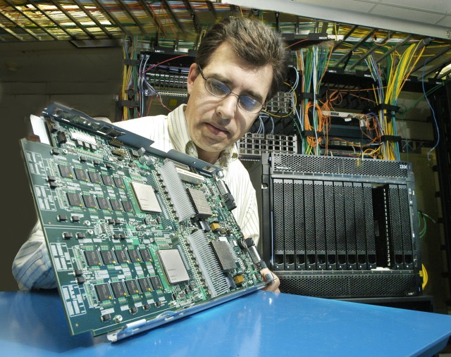 The IBM Cell blade system is specifically designed for high-density computing applications. Its unique capabilities focus on graphic-intensive numeric calculations.