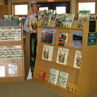 Bookstore at Mound City Group Visitor Center.