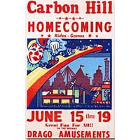 Early Carbon Hill Homecoming Poster