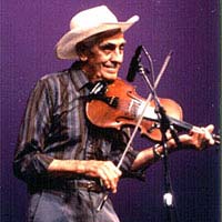 Fiddler Melvin Wine, born in Braxton County, WV, in 1909