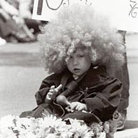 "Harpo" rides in 1982 Parade