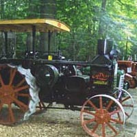 "Oil Pull" tractor on display , 1999