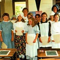Students on last day of Miss Eliza's Summer Session, 1997