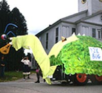 Y2K Bug float in the Hancock Old Home Days parade, August 1999