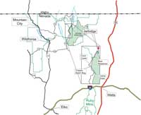 Map of Copper Basin area.