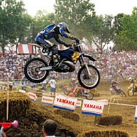 Audience fills stands for 1998 motocross racing