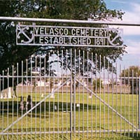 Historic cemetery for Freeport/Velasco residents