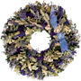 Lavender Flowers Fields Wreath - Lavender Plants Wreath For Home Interior Decoration.