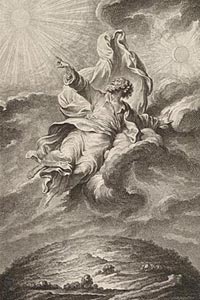 Image: [God in the heavens]. Noël Le Mire, 1724-1801