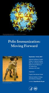 Polio Immunization: Moving Forward poster from Sept. 2007