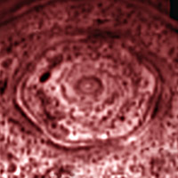 six-sided feature circling Saturn's north pole