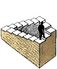 ascending staircase illusion