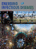 EID journal cover: Oil painting titled 'The Russians knew perfectly well that the happiness of the African animals was that they had such low expectations - before the pets were introduced'. By Cameron Hayes, 2008. Details at http://www.cdc.gov/eid/content/15/1/140.htm?s_cid=eid140_e