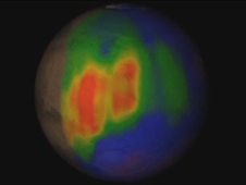 methane concentrations on Mars