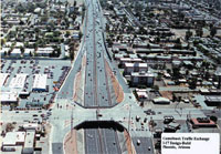 Aerial photo of a section of  Interstate 17 in Arizona