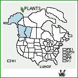 Distribution of Lupinus nootkatensis Donn ex Sims var. fruticosus Sims. . 