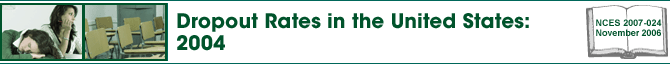 Dropout Rates in the United States: 2004