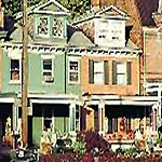 image of older homes in Dubuque