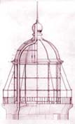 Lighthouse lantern drawing