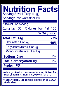  |Simplified format label with 'Not a significant source' statement| 