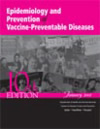 Book cover of the 10th Edition of Epidemiology and Prevention of Vaccine-Preventable Diseases
