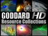 Collage of screen captures from Goddard HD video resource tapes