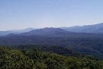 Scenic view of Great Smoky Mountains National Park on a clear day