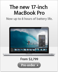 The new 17-inch MacBook Pro