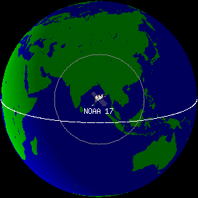 NOAA 17 Position