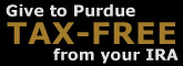 Give to Purdue TAX-FREE from your IRA