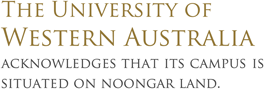 The University of Western Australia Acknowledges that its campus is situated on Noongar Land.