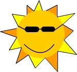 Graphic: Smiling sun