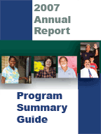 Fiscal Year 2007 Annual Report and Program Summary Guide