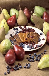 ARS-developed pear bars capture fresh fruit taste. 