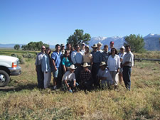 "Administrator Whitman meets with the Washoe Tribe and EPA Program Managers at the National Tribal Conference on Environmental Management in 2002."