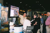 Commodity Classic show-goers enjoy exploring the soil properties of their land using the on-line NRCS Web Soil Survey (NRCS photo -- click to enlarge)