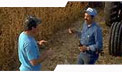 Photo: farmers talking in front of crop