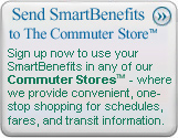 Send SmartBenefits to the CommuterStore