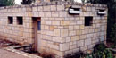 Stone restroom building