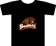 T-shirt with Beaver Athletic logo