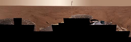 Full-Circle Color Panorama of Phoenix Landing Site on Northern Mars