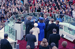1989 Presidential Inauguration, George H. W. Bush, Inaugural Quayle, Swearing In by Smithsonian Institution